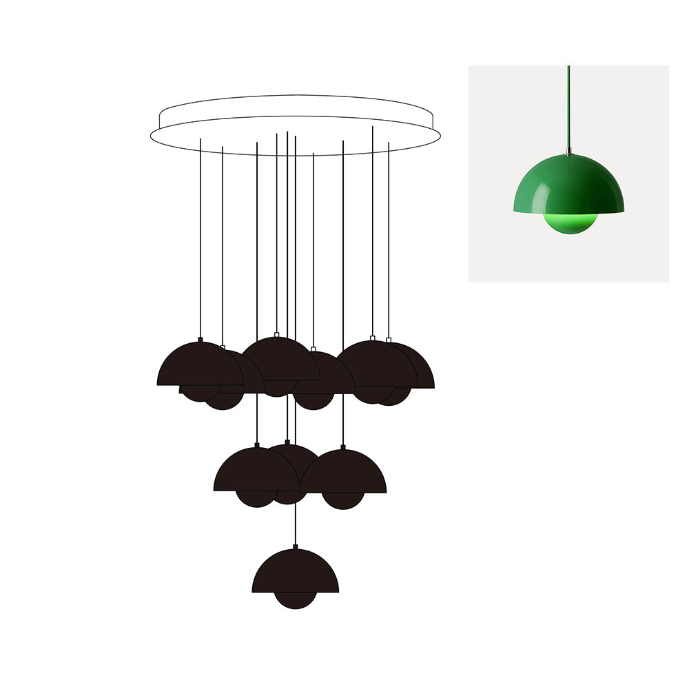 Flowerpot Chandelier - Letslighting