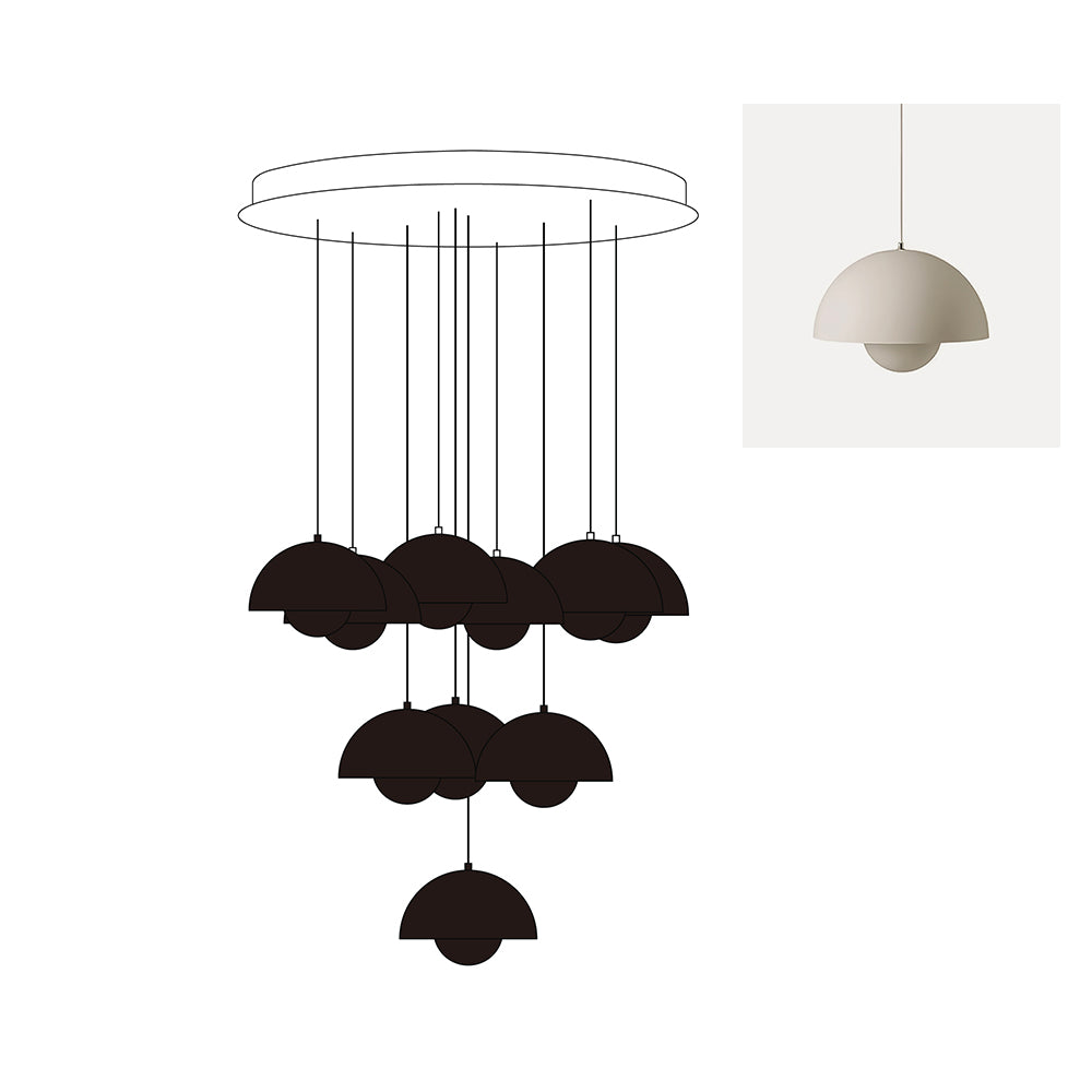 Flowerpot Chandelier - Letslighting