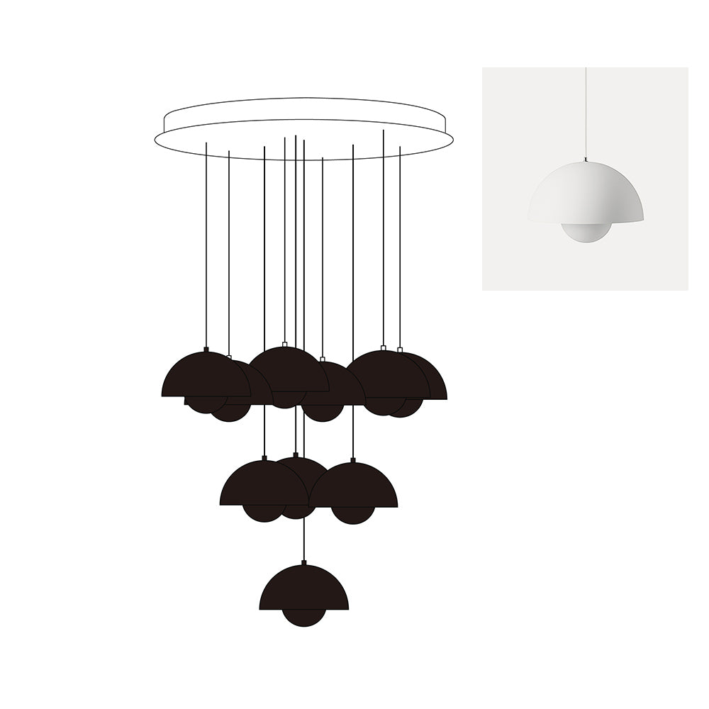 Flowerpot Chandelier - Letslighting