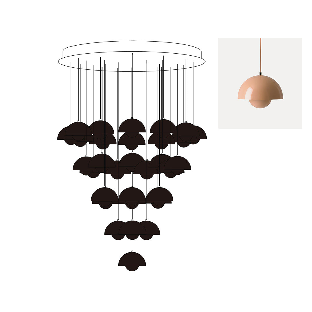 Flowerpot Chandelier - Letslighting