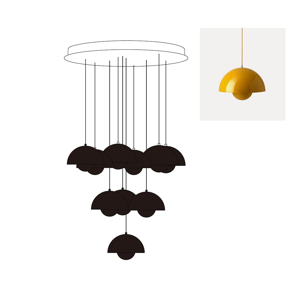 Flowerpot Chandelier - Letslighting