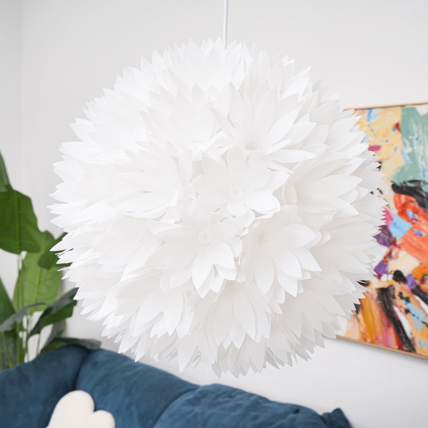 Celaeisra Nordic Art Flowers Ball Pendant Light - Letslighting
