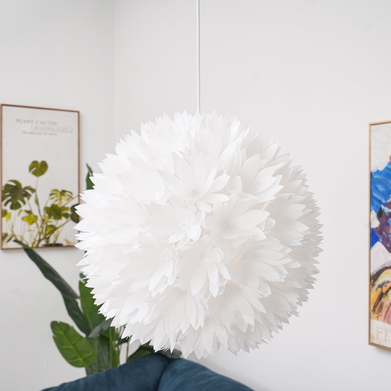 Celaeisra Nordic Art Flowers Ball Pendant Light - Letslighting