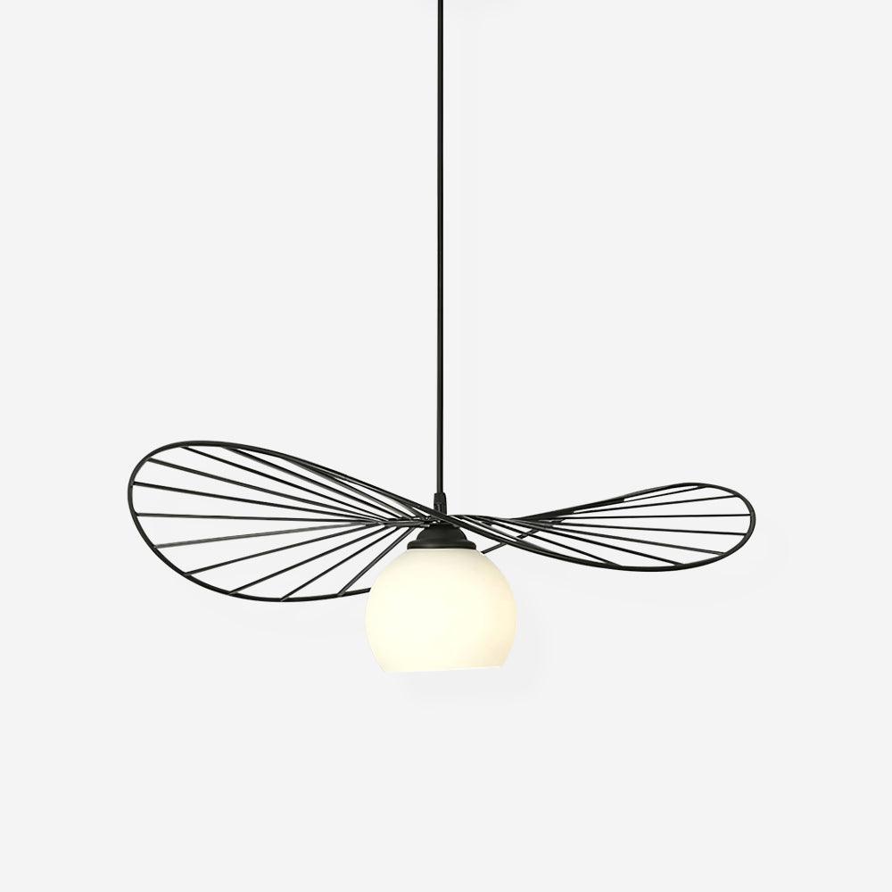 Fluora Hat Pendant Lamp Wire Sculptural - Letslighting