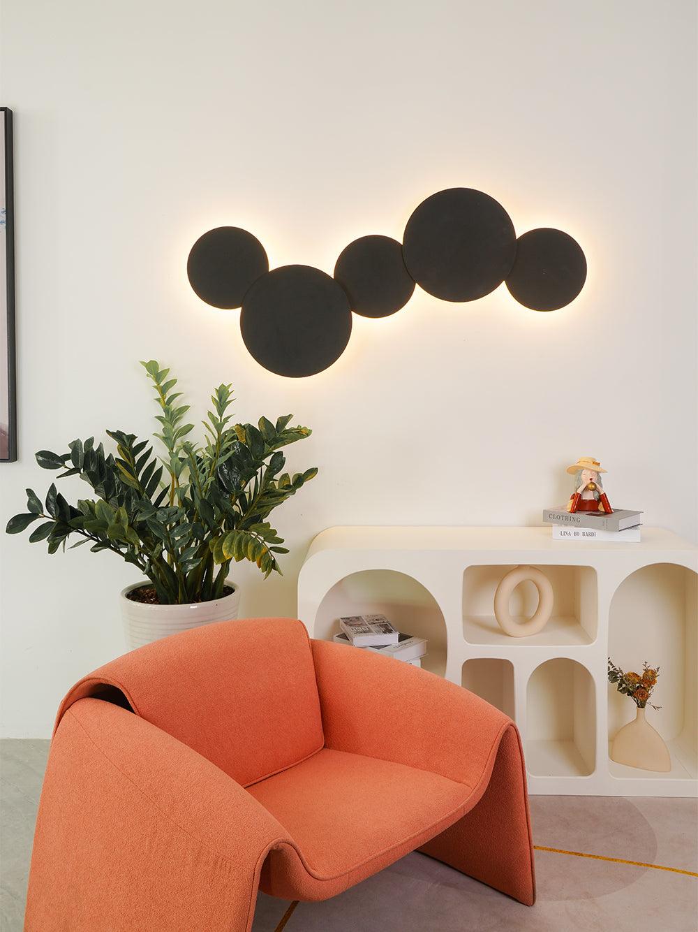 Megan Geometric Disc Wall Lamp - Letslighting