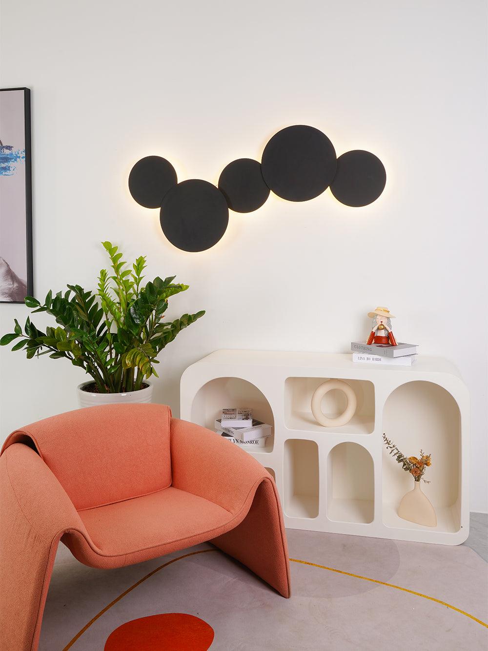 Megan Geometric Disc Wall Lamp - Letslighting