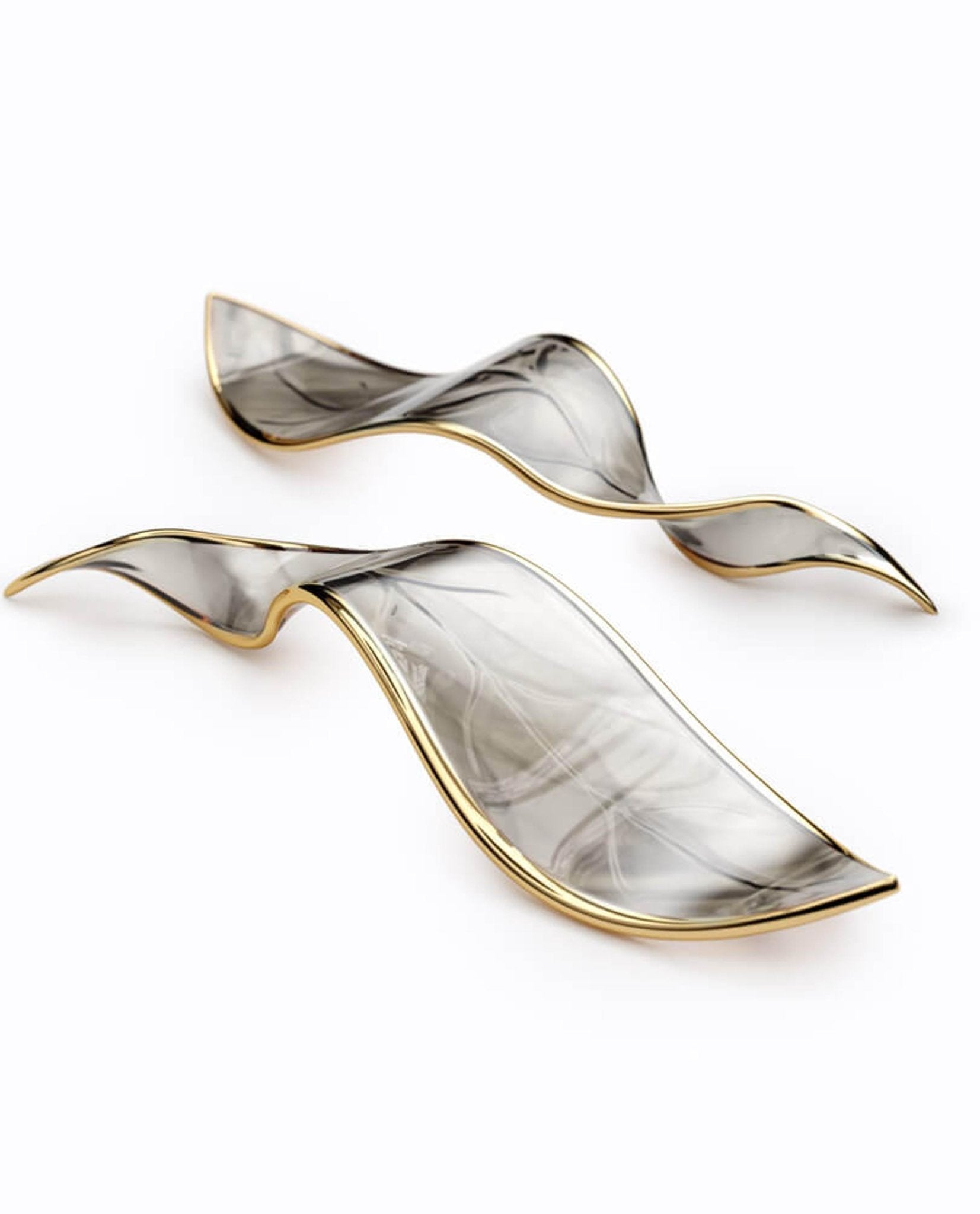 Lustra Chandelier Cascading Leaf Luxe - Letslighting