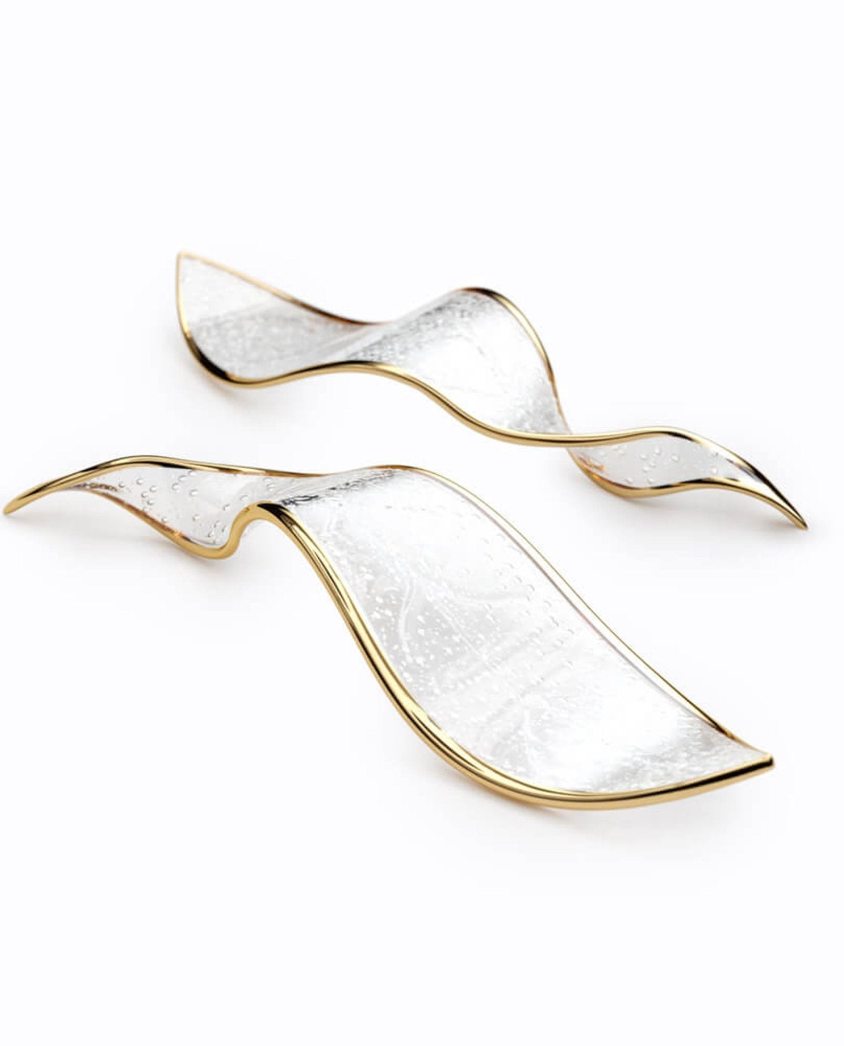 Lustra Chandelier Cascading Leaf Luxe - Letslighting
