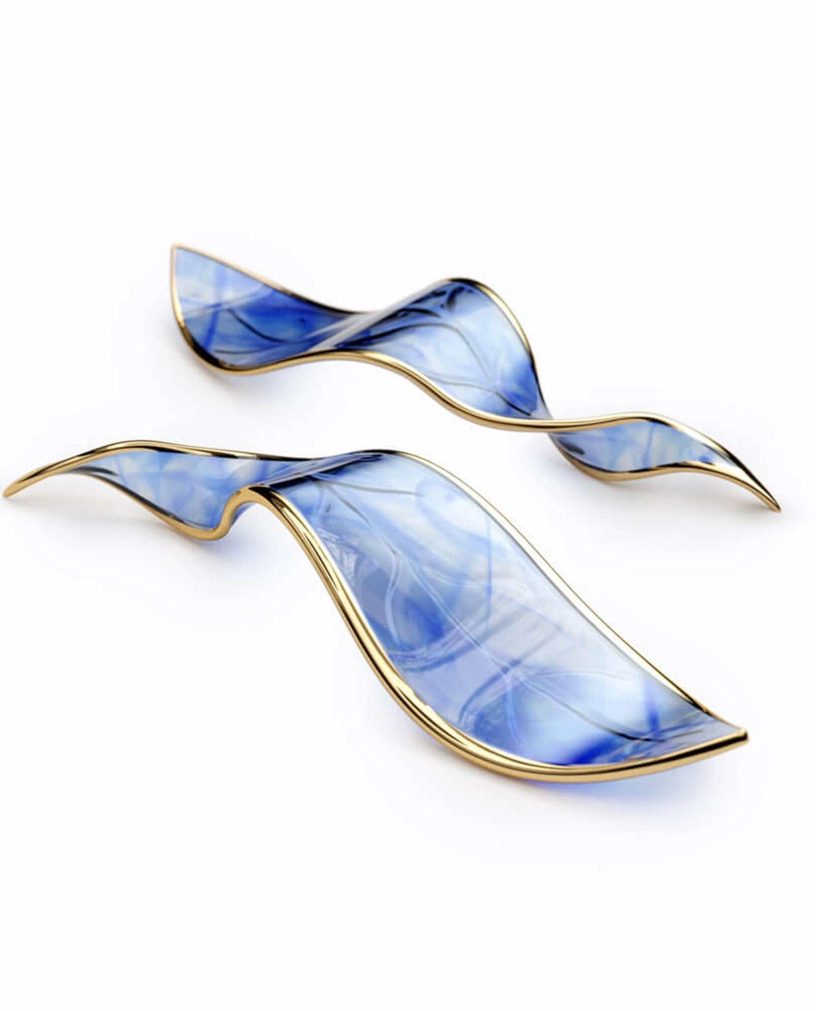 Lustra Chandelier Cascading Leaf Luxe - Letslighting