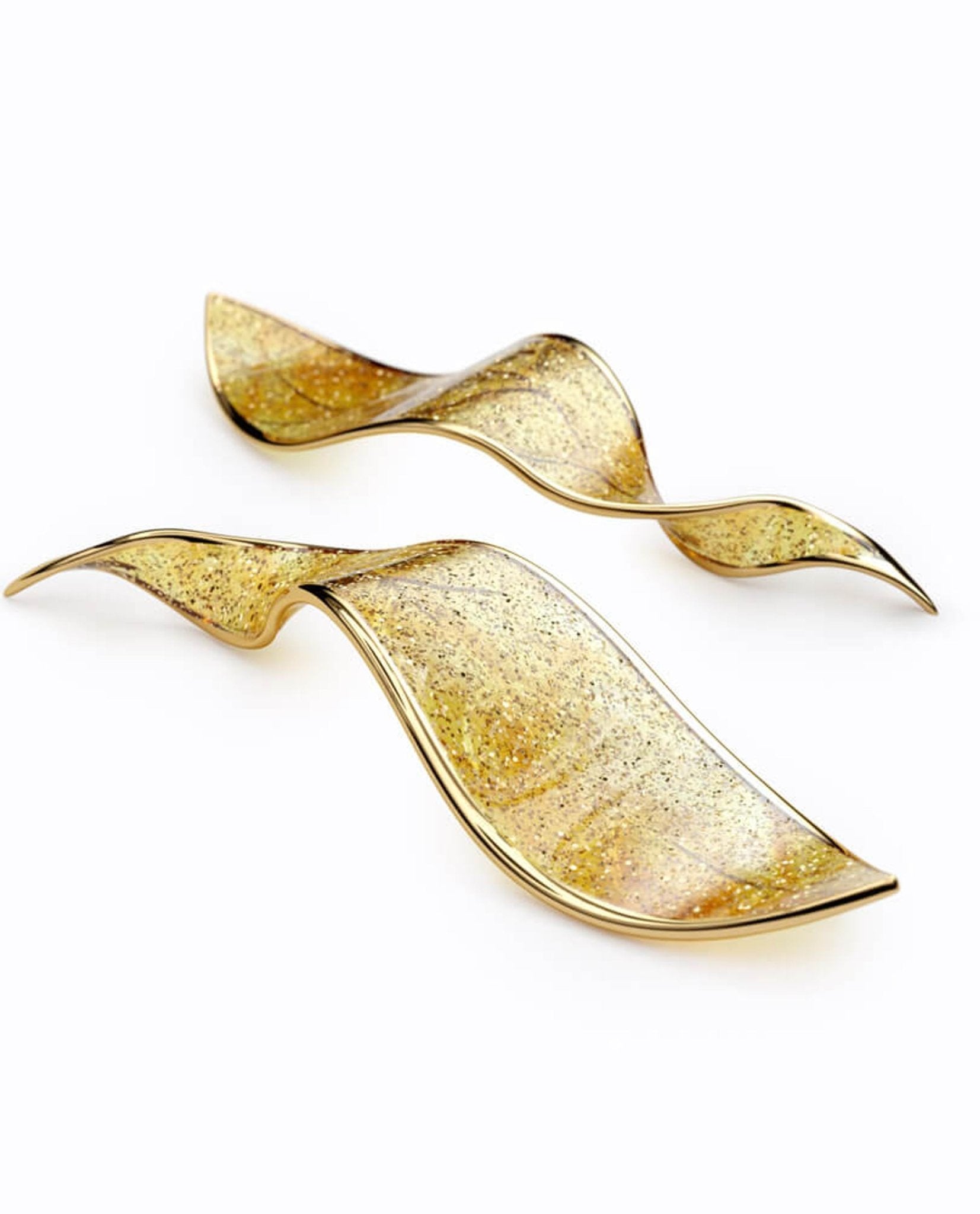 Lustra Chandelier Cascading Leaf Luxe - Letslighting