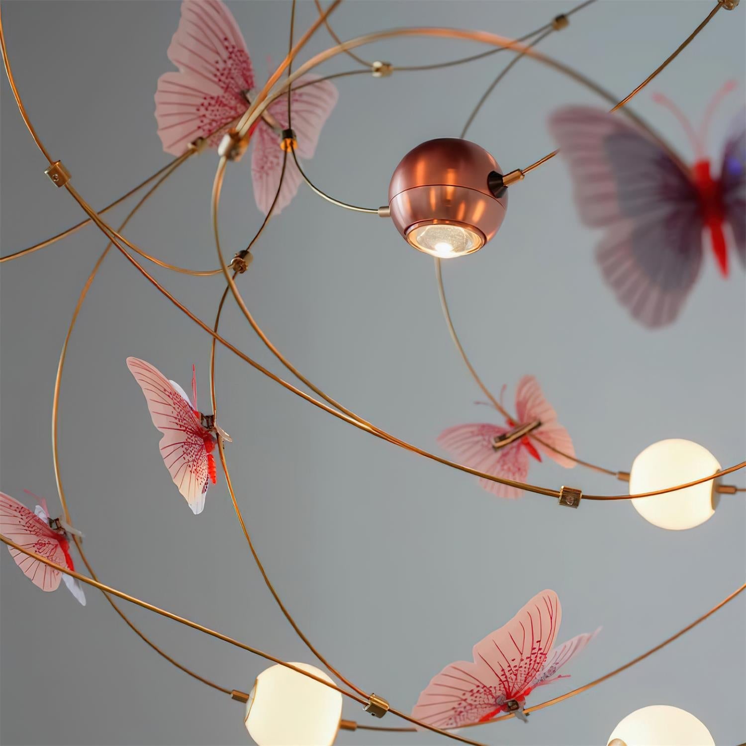 Flutterveil Chandelier Butterfly Dreamy - Letslighting