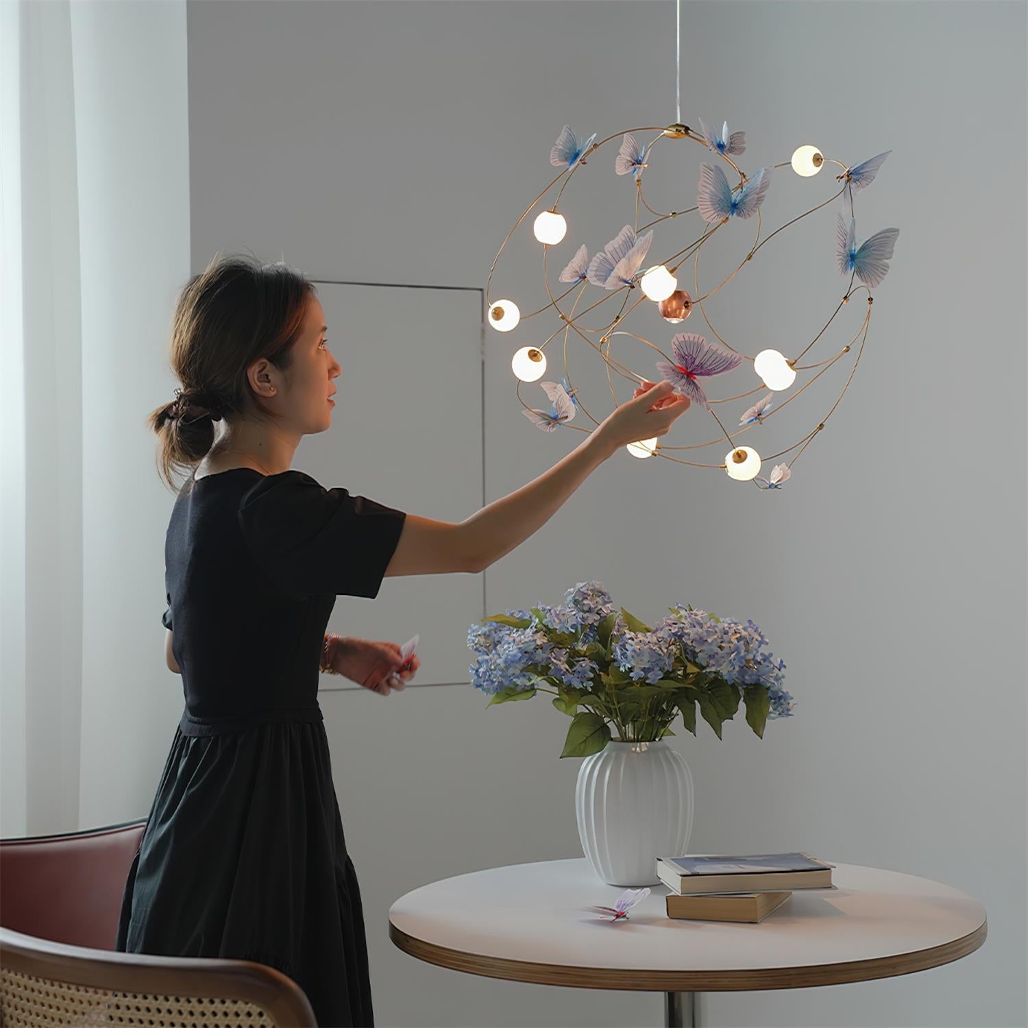 Flutterveil Chandelier Butterfly Dreamy - Letslighting