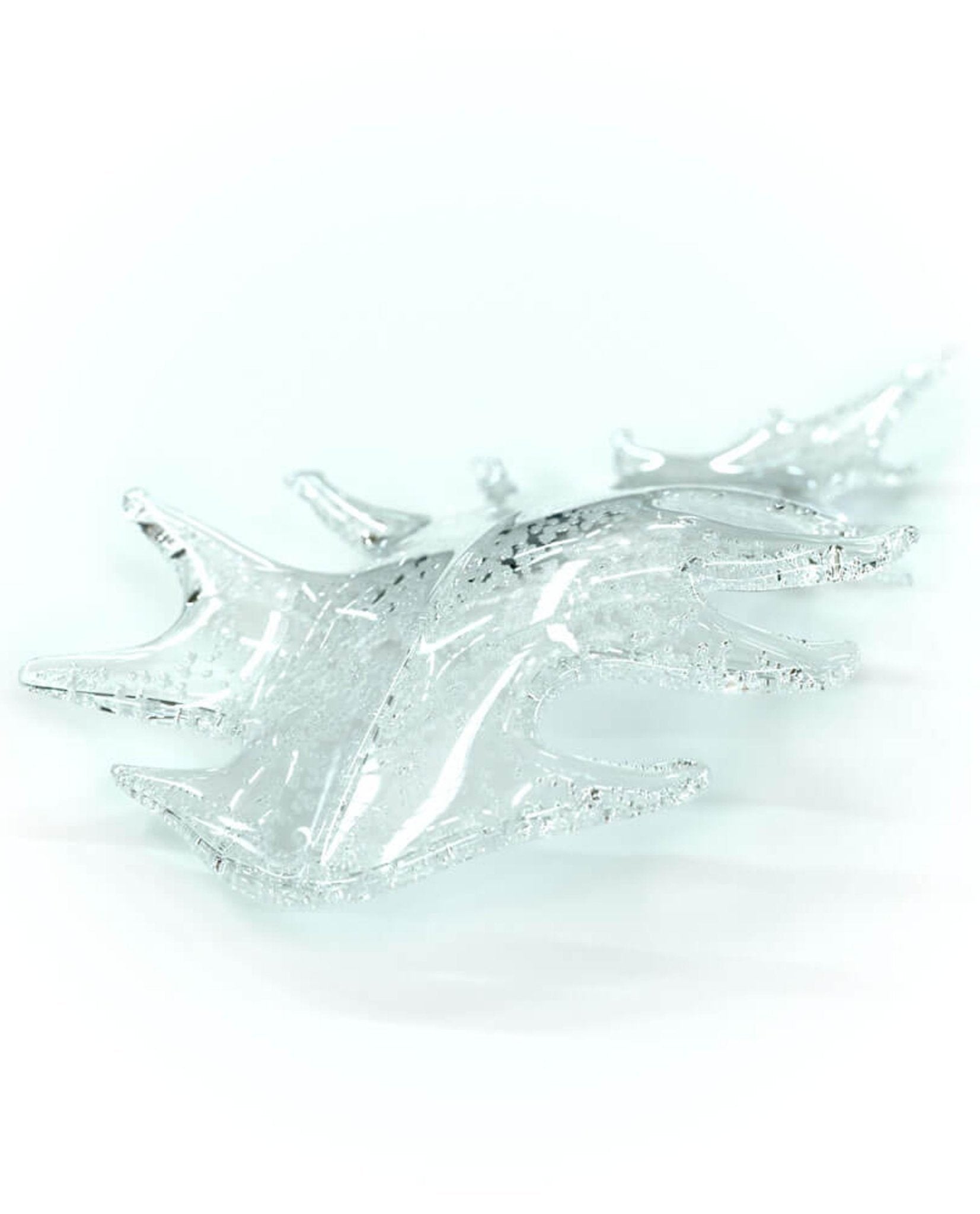 Cosolion Bird Amber Clear Glass Chandelier - Letslighting