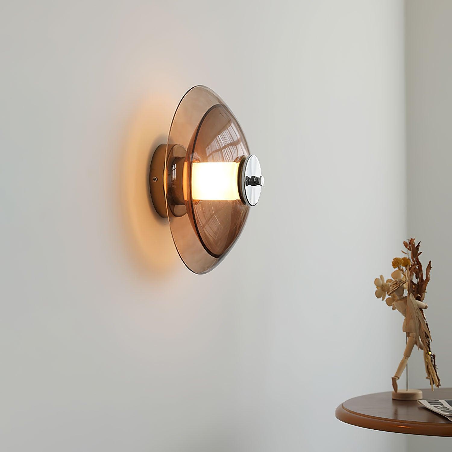 Vasolir Flying Saucer Chrome Wall Light - Letslighting