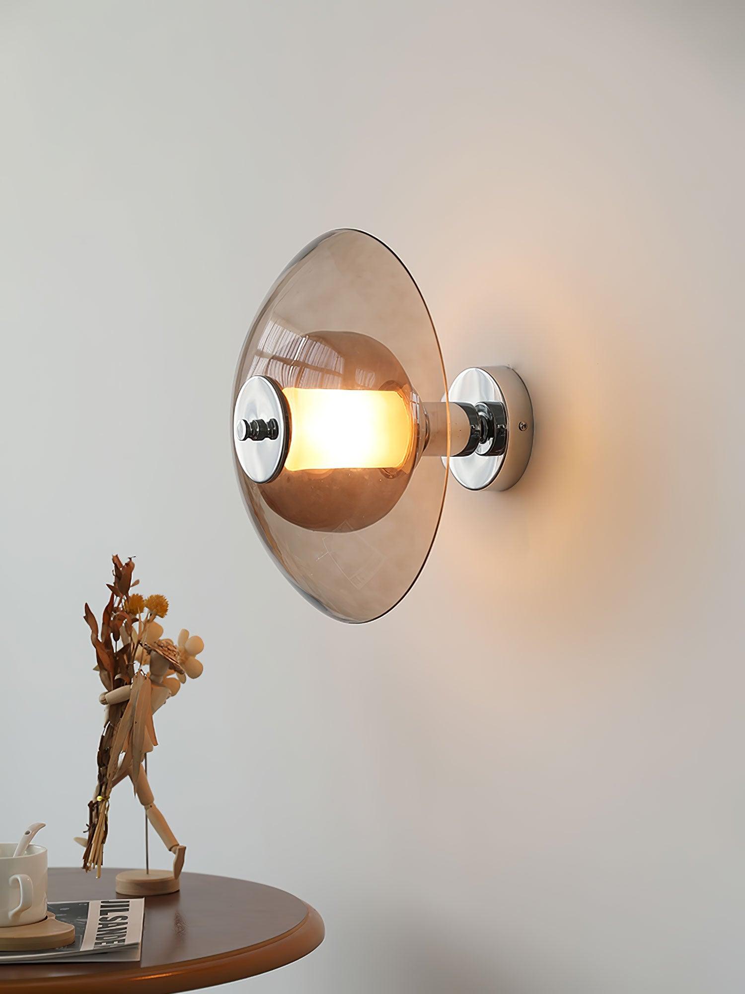 Vasolir Flying Saucer Chrome Wall Light - Letslighting