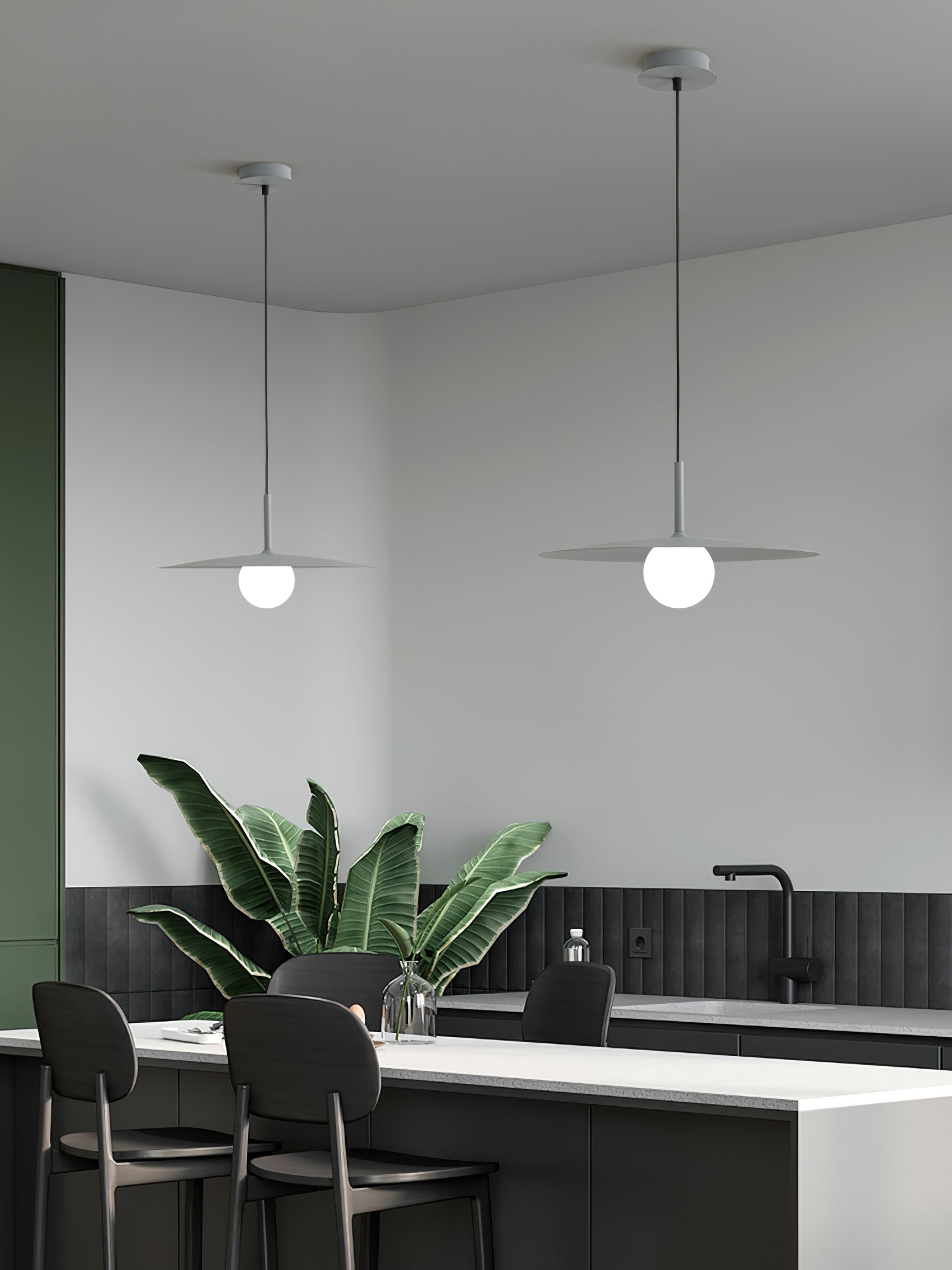 Lustra Pendant Lamp Plate Shade for Living Room - Letslighting