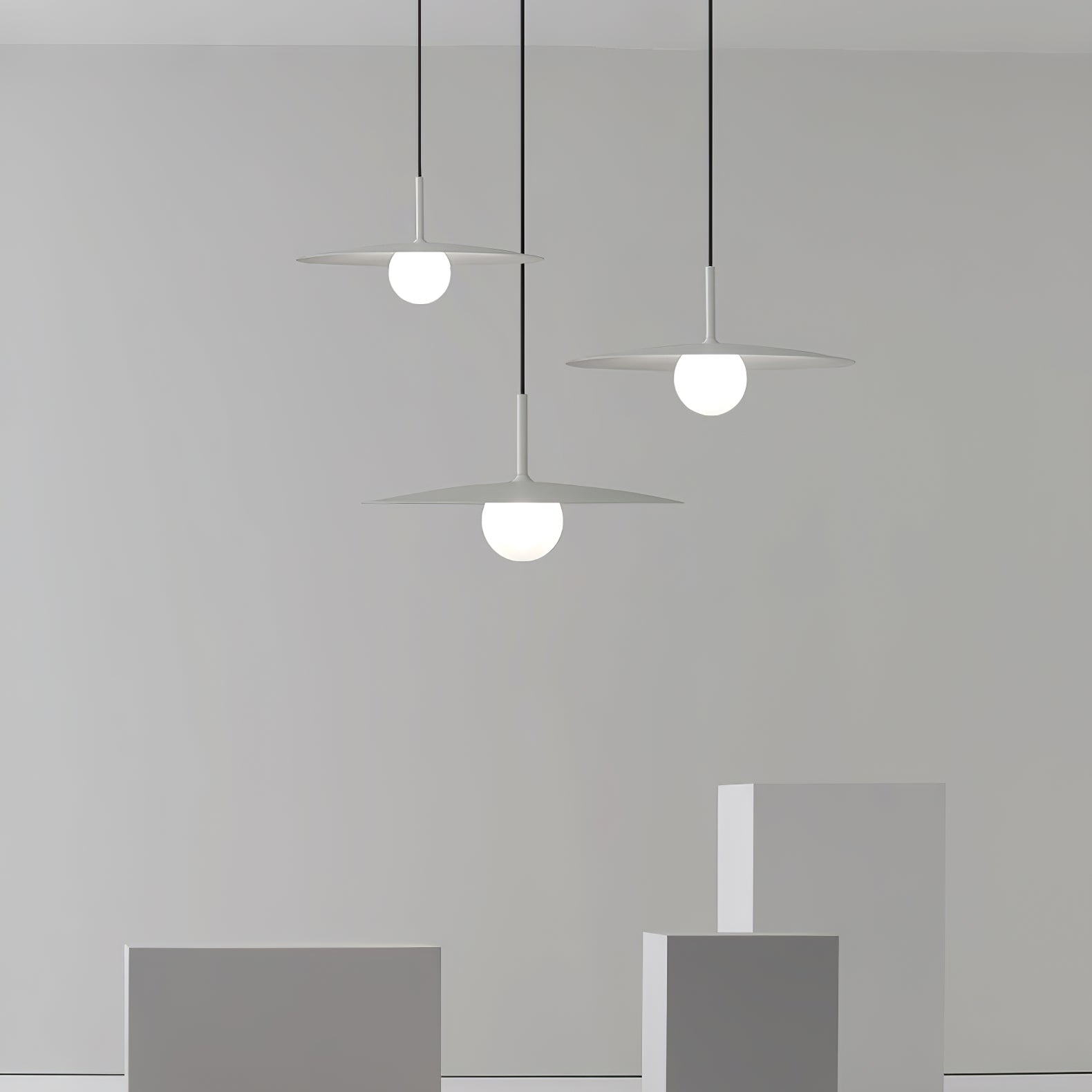 Lustra Pendant Lamp Plate Shade for Living Room - Letslighting