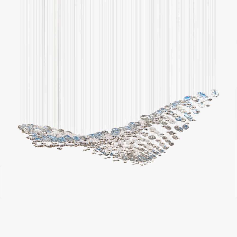 Ilvyniel Crystal Wave Chandelier - Letslighting