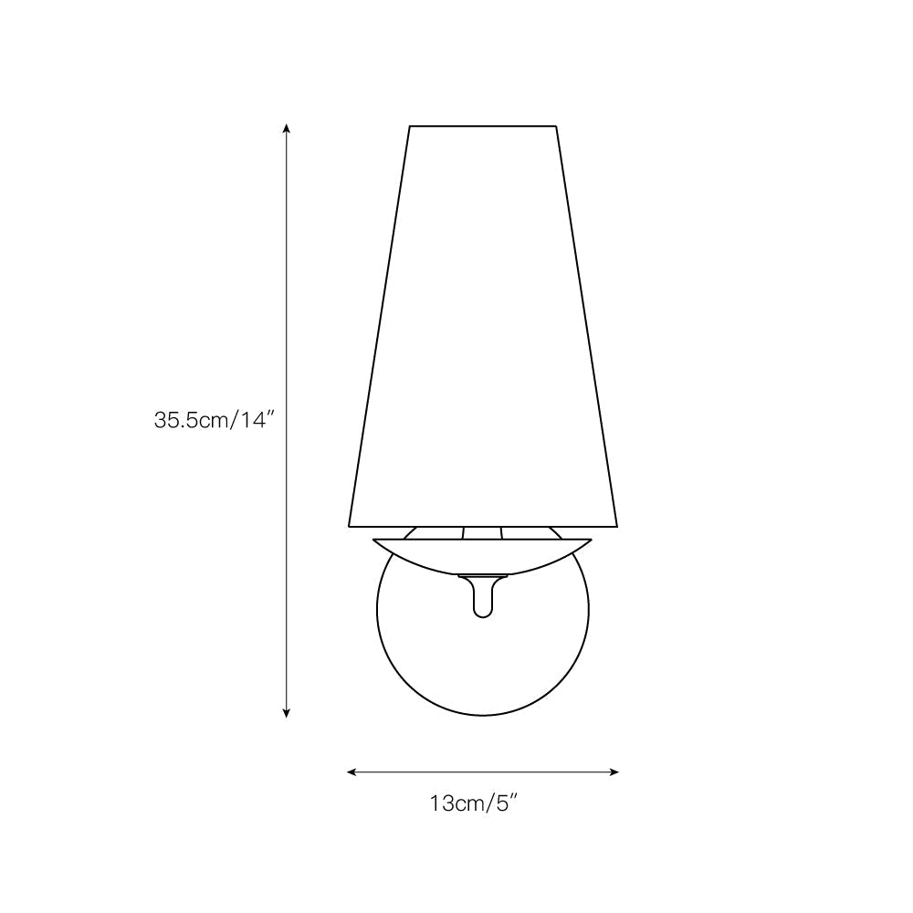 Avraee Modern Minimalist Brass Fabric Wall Lamp - Letslighting