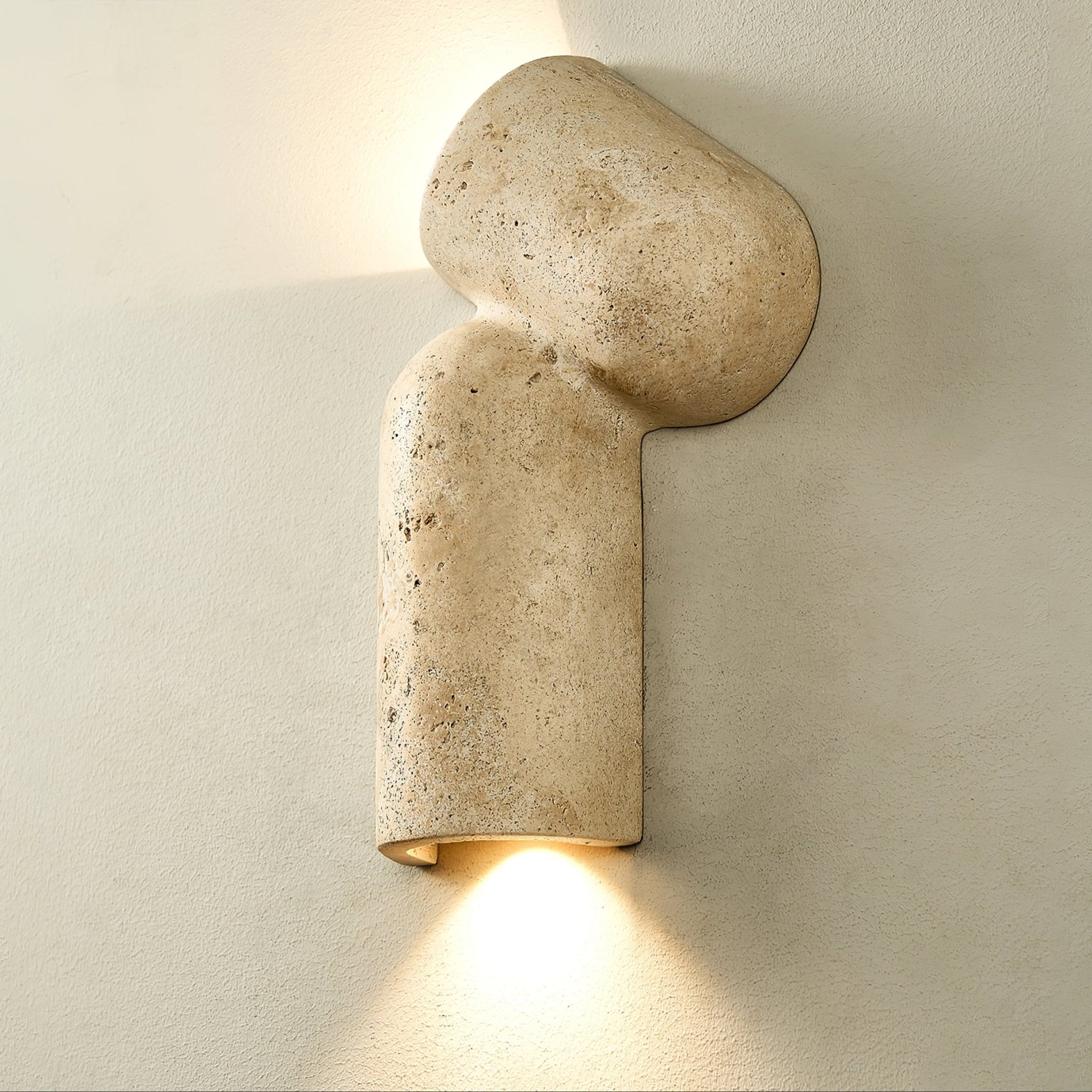 Valoreth Travertine Wall Light