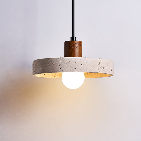 Pendant Light Yellow Travertine Minimalist for Dining Room | Letslighting