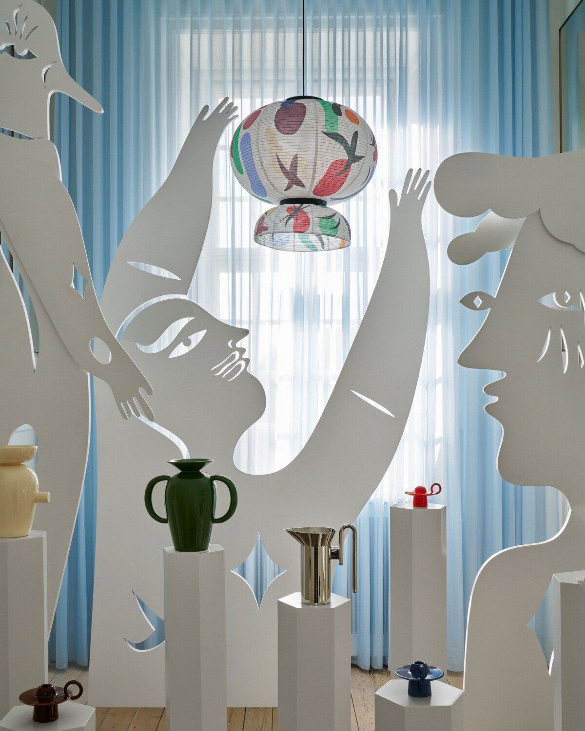 Formakami Pendant Lamp Abstract Layered Rice Paper - Letslighting