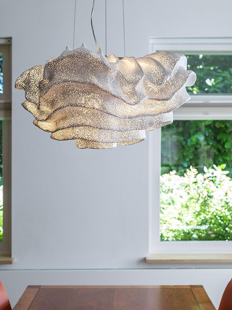 Forsyth Pendant Lamp Textured Cloud Organic - Letslighting