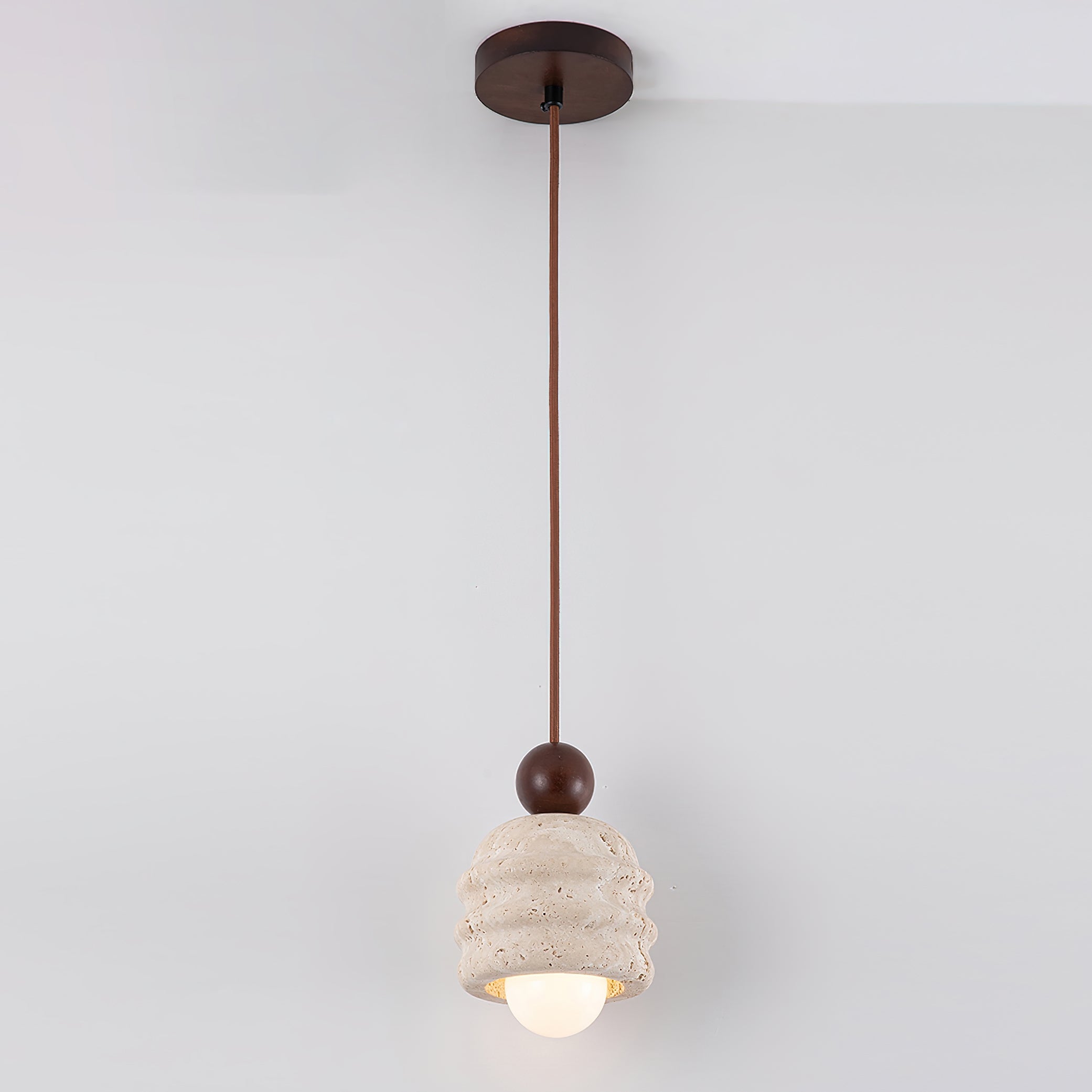 Ritta Travertine Ripple Pendant Light - Letslighting
