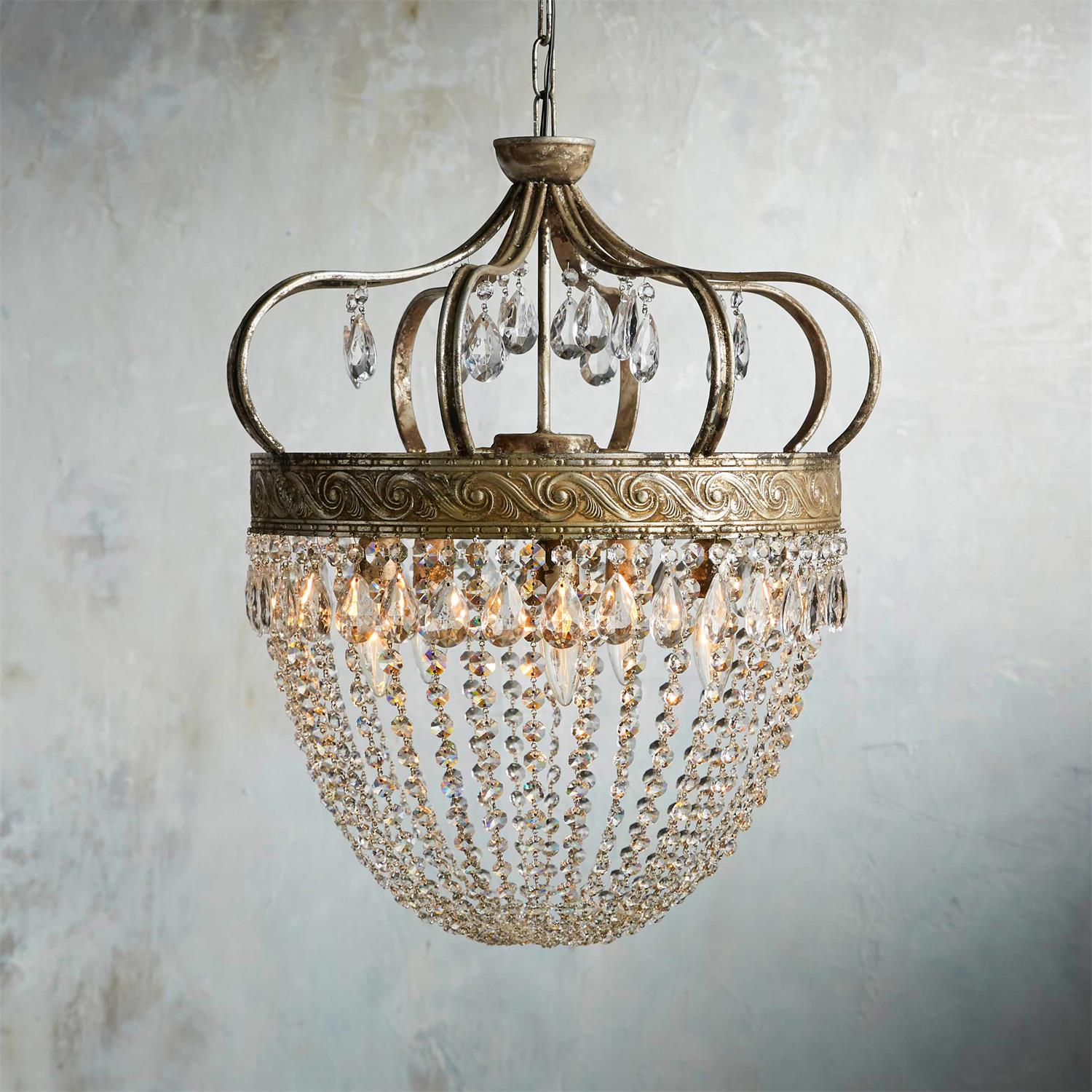 Regalia Crystal Crown Chandelier - Letslighting