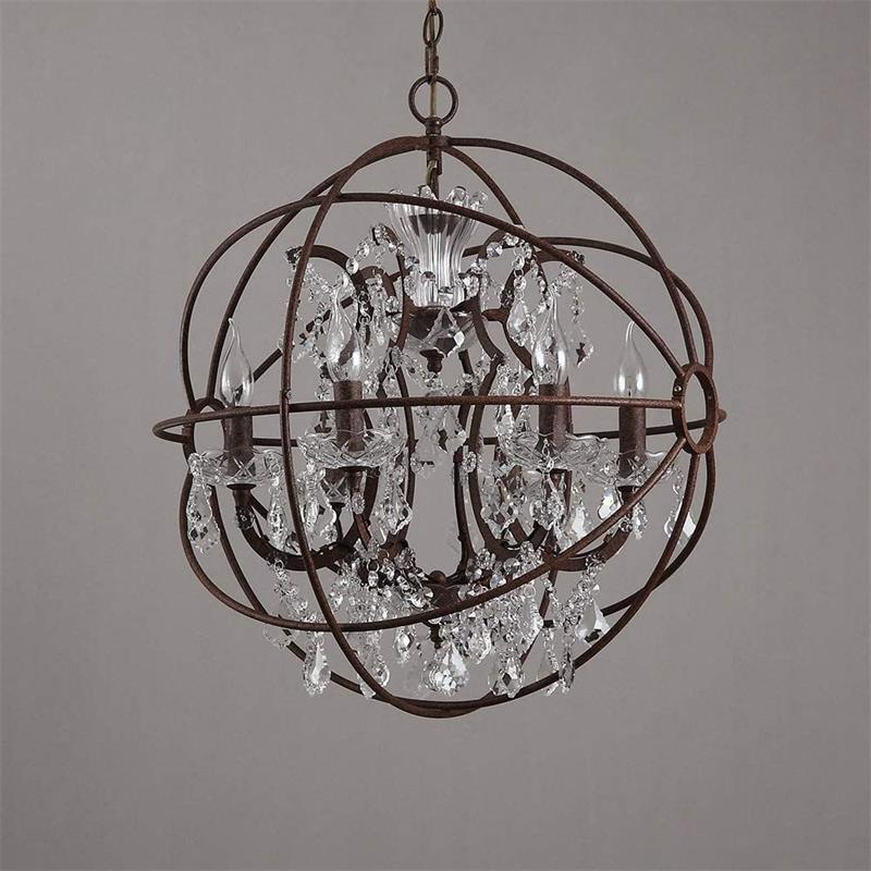 Sylirara Traditional Single Orb Crystal Pendant Lamp - Letslighting