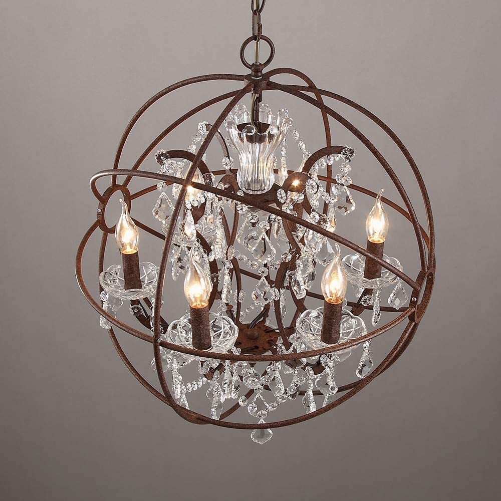 Sylirara Traditional Single Orb Crystal Pendant Lamp - Letslighting