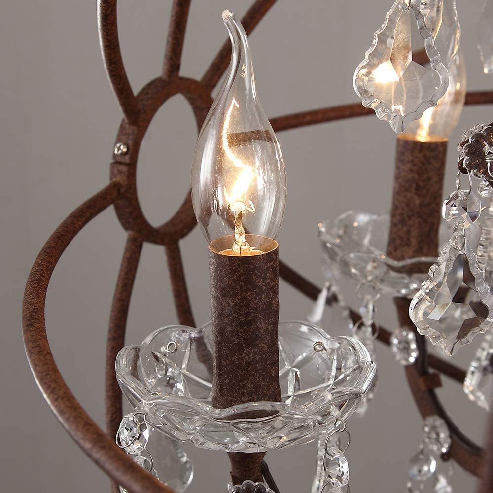 Sylirara Traditional Single Orb Crystal Pendant Lamp - Letslighting