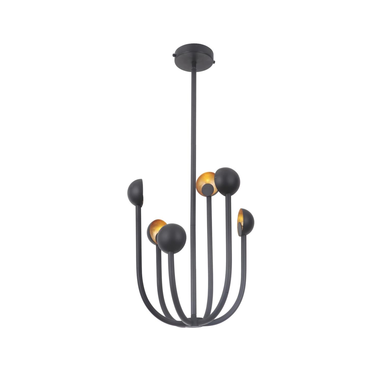 Ortalara Modern Minimalist Black Chandelier - Letslighting