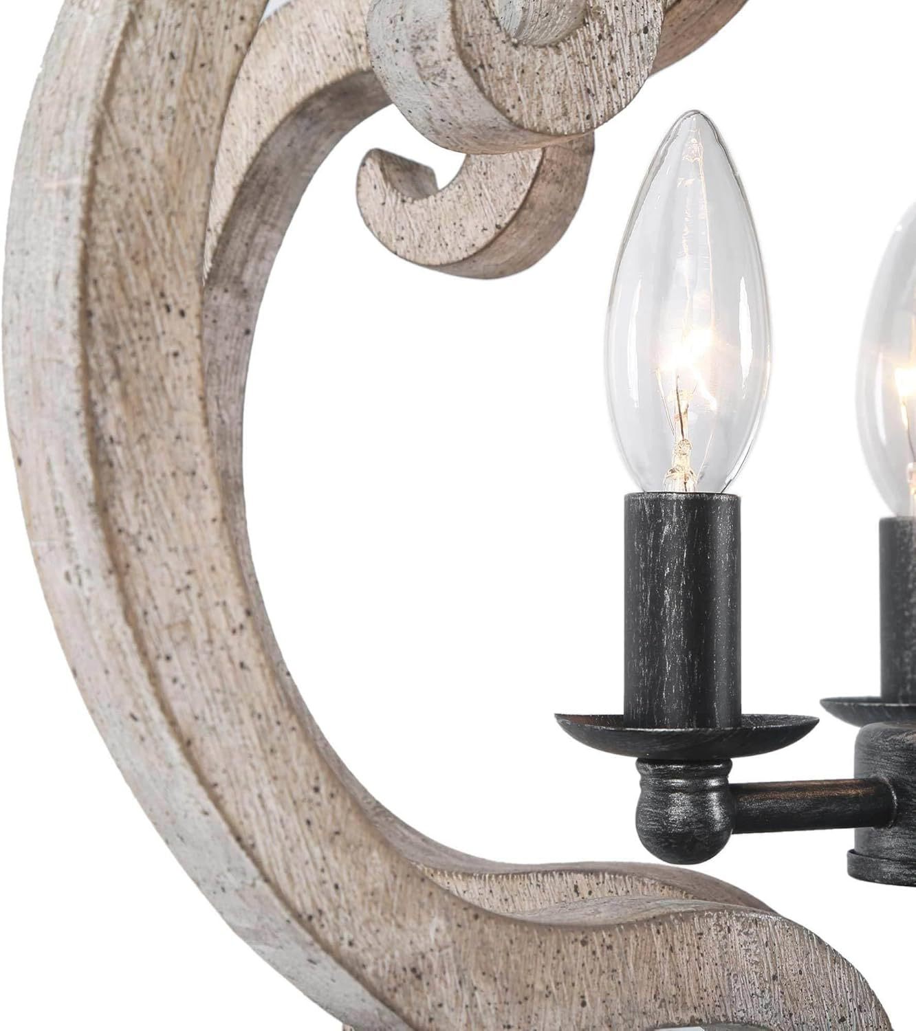 Myviniel Vintage Industrial Wooden Pendant Lamp - Letslighting