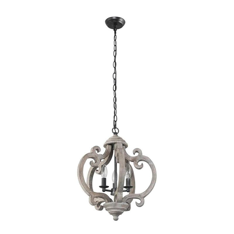 Myviniel Vintage Industrial Wooden Pendant Lamp - Letslighting