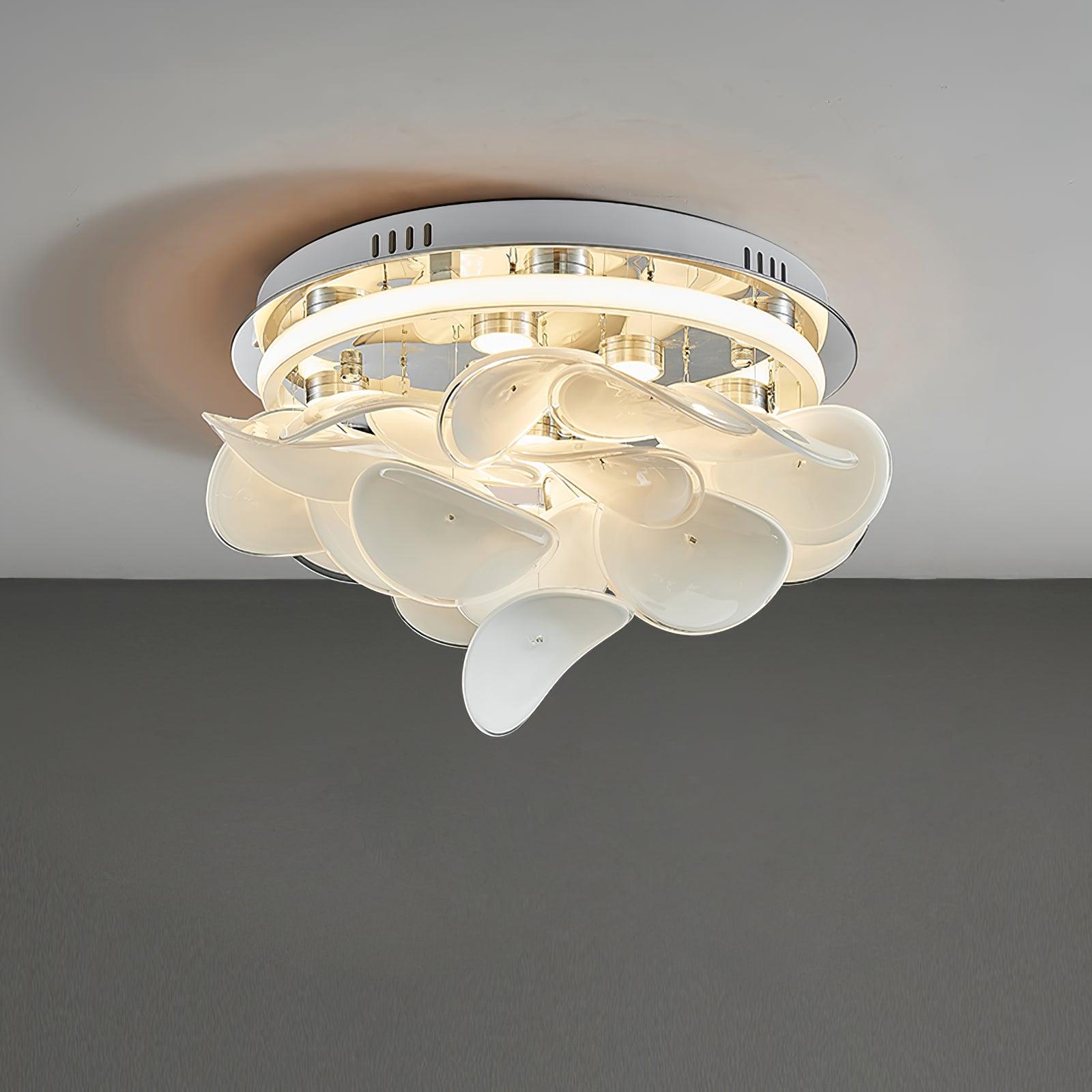 Lustra French Floral Petal Ceiling Lamp for Modern Homes - Letslighting