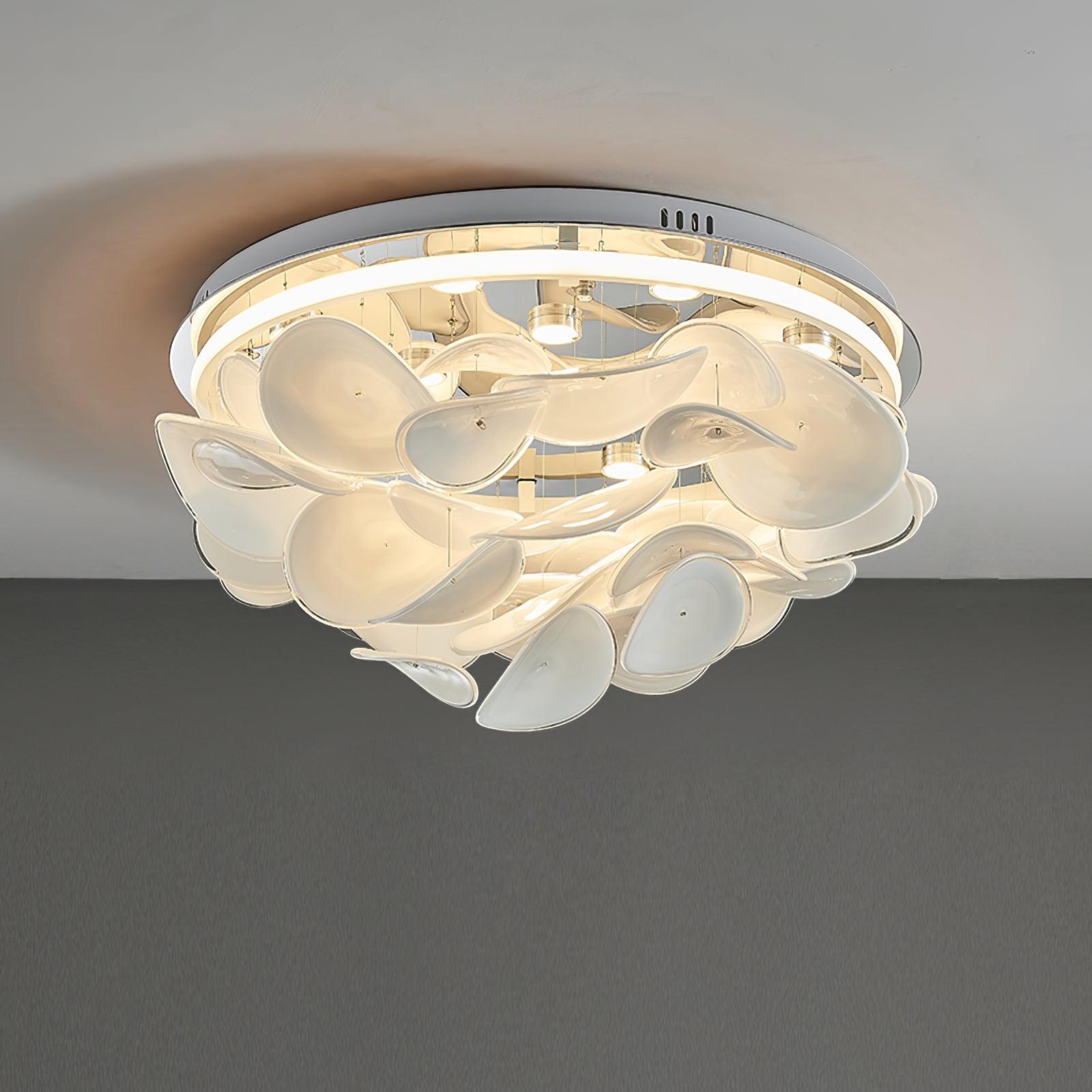 Lustra French Floral Petal Ceiling Lamp for Modern Homes - Letslighting