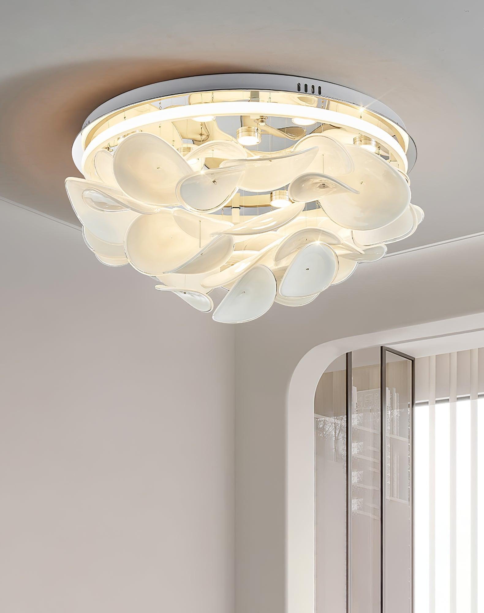 Lustra French Floral Petal Ceiling Lamp for Modern Homes - Letslighting