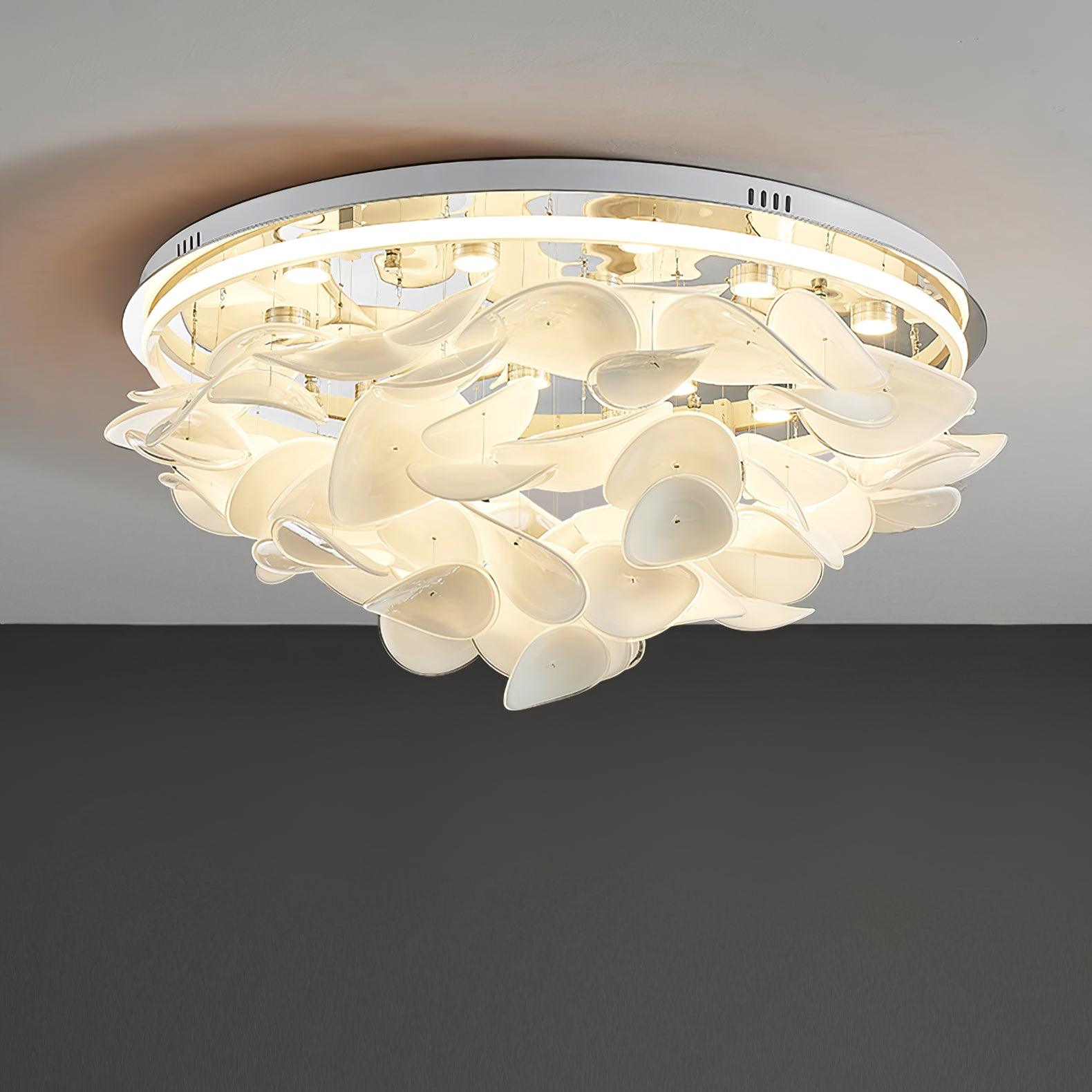 Lustra French Floral Petal Ceiling Lamp for Modern Homes - Letslighting