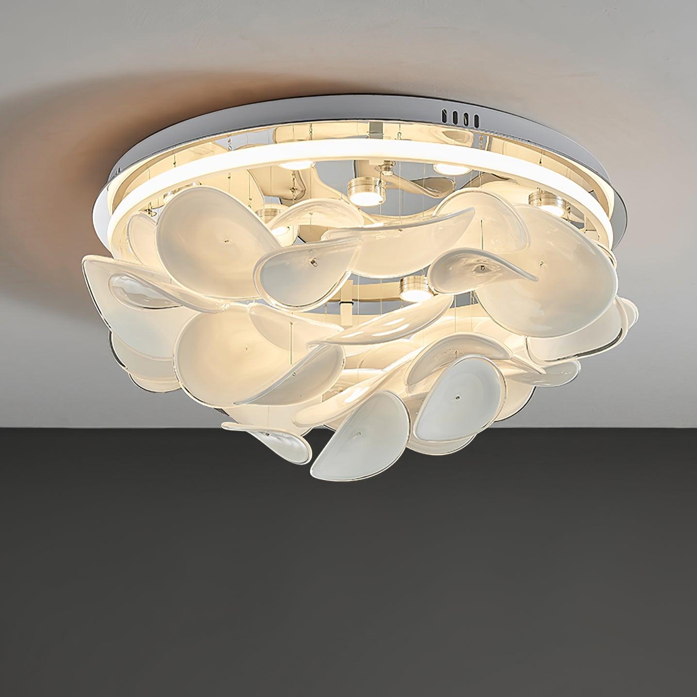 Lustra French Floral Petal Ceiling Lamp for Modern Homes - Letslighting