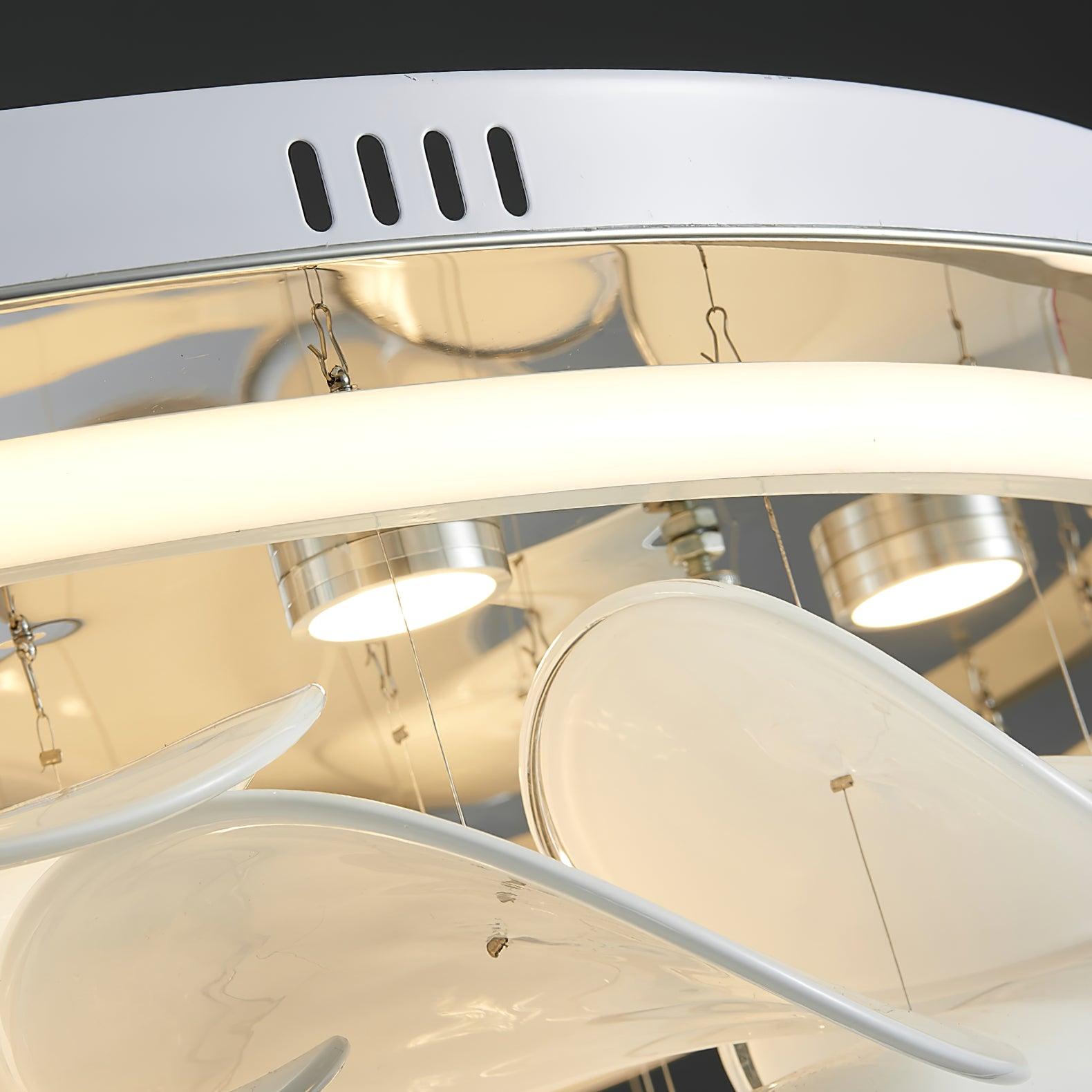 Lustra French Floral Petal Ceiling Lamp for Modern Homes - Letslighting