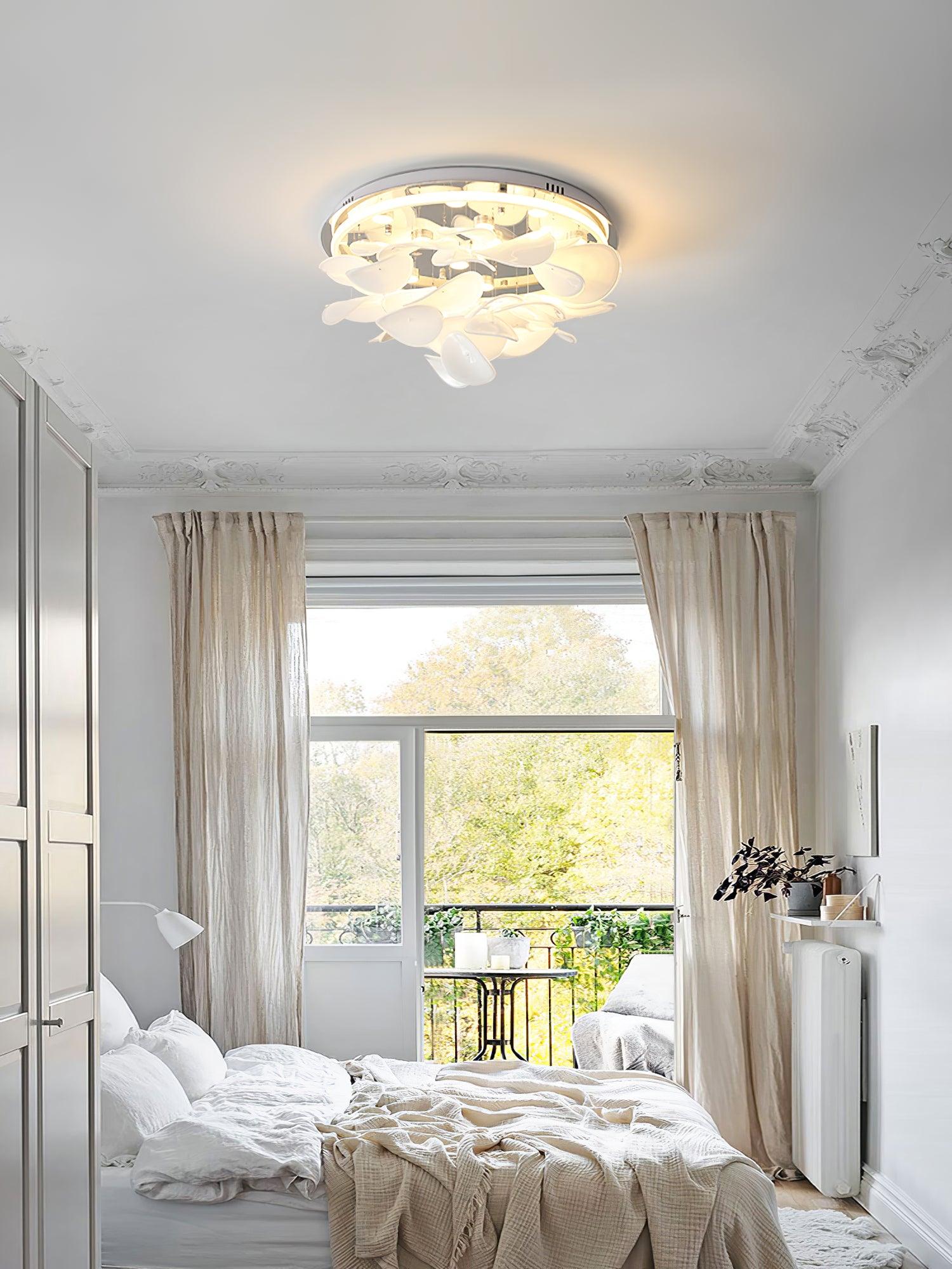 Lustra French Floral Petal Ceiling Lamp for Modern Homes - Letslighting