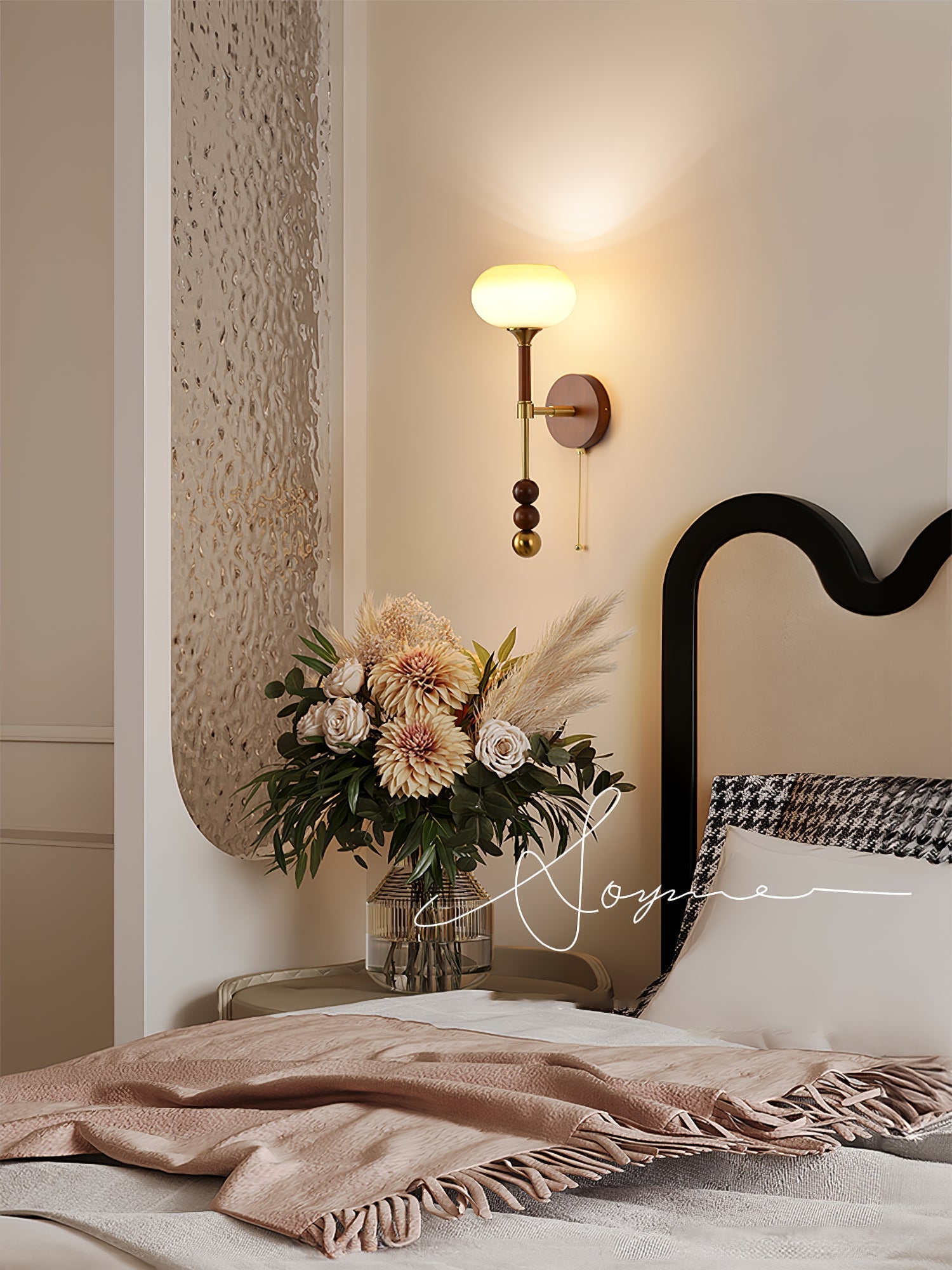 Hilda Roma Elegance Wood Sconce Wall lamp - Letslighting