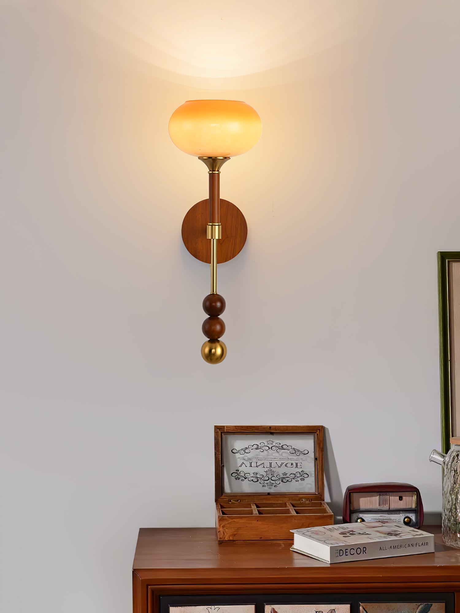 Hilda Roma Elegance Wood Sconce Wall lamp - Letslighting