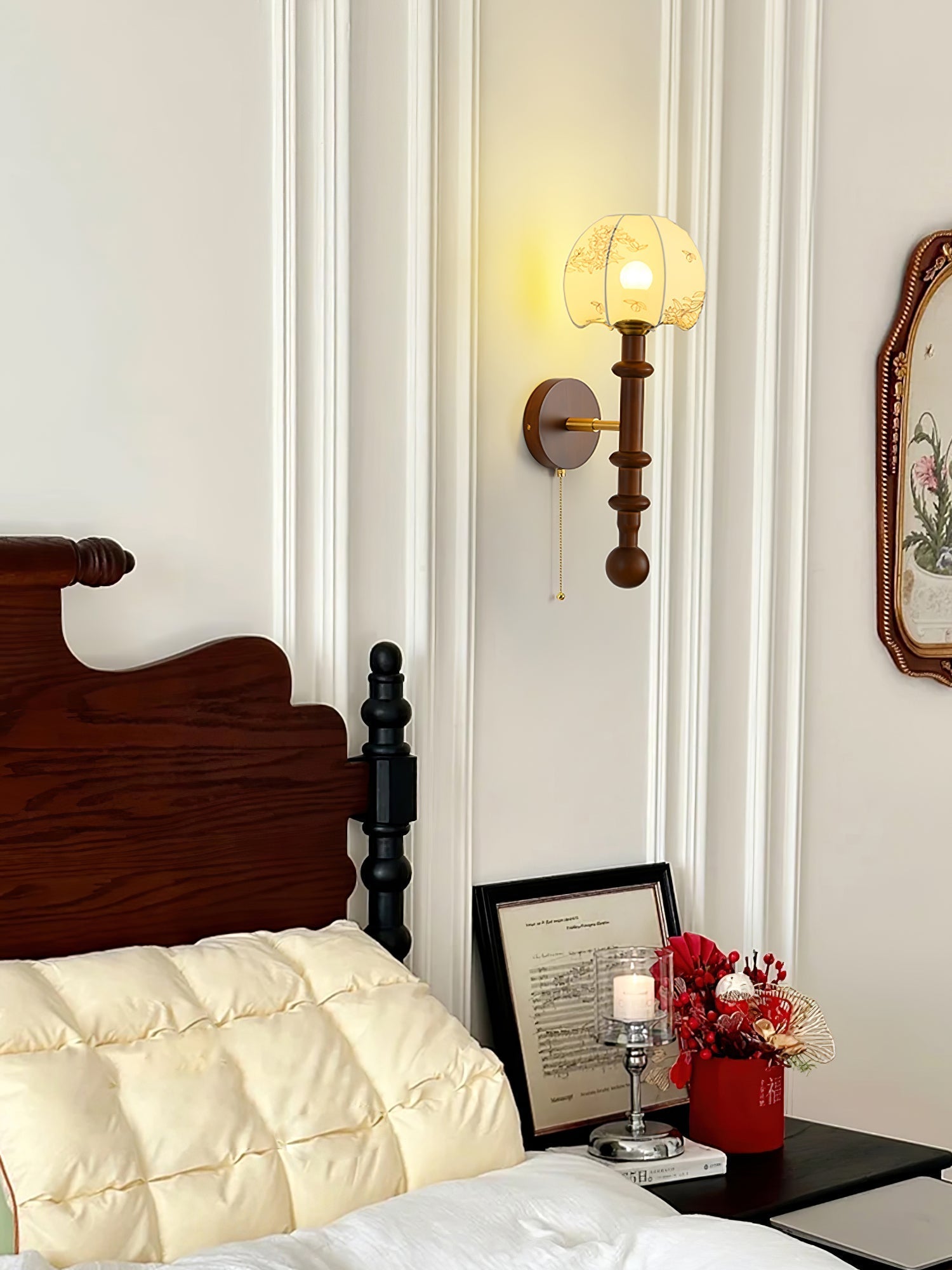 Hilda Roma Elegance Wood Sconce Wall lamp - Letslighting