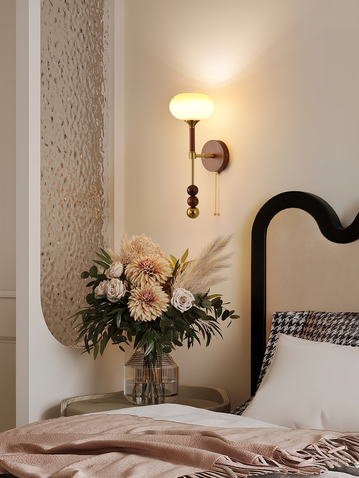 Hilda Roma Elegance Wood Sconce Wall lamp - Letslighting