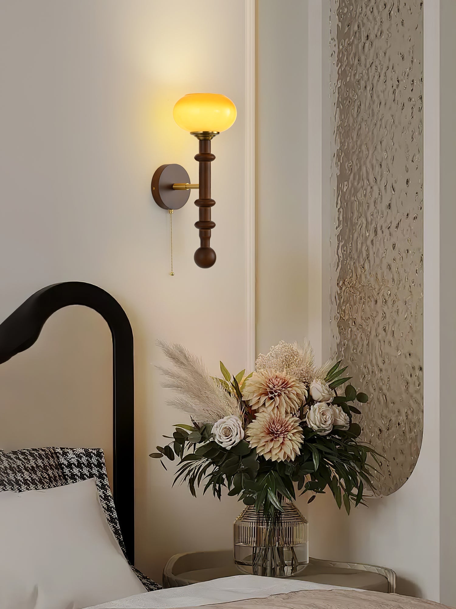 Hilda Roma Elegance Wood Sconce Wall lamp - Letslighting
