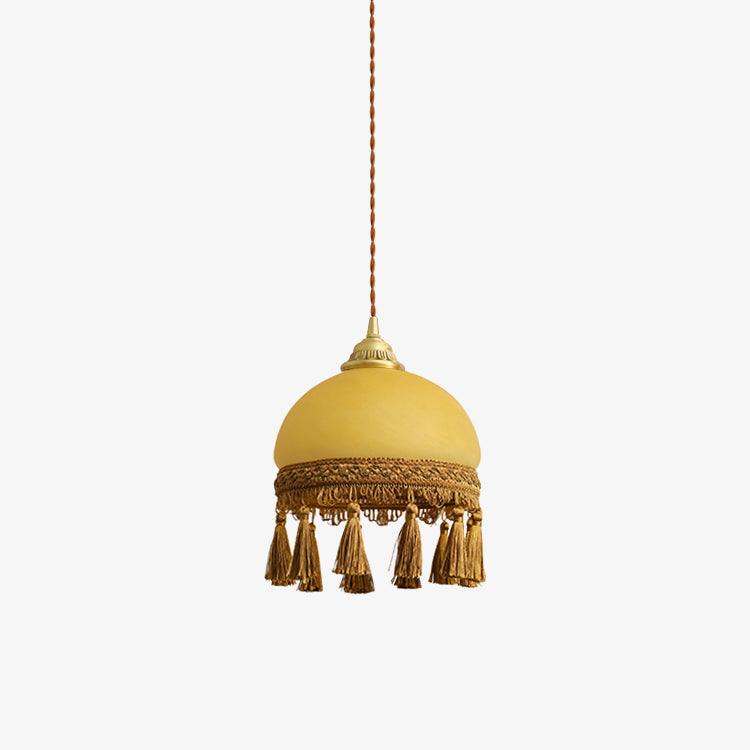 Fringe Tassels Brass Pendant Light - Letslighting