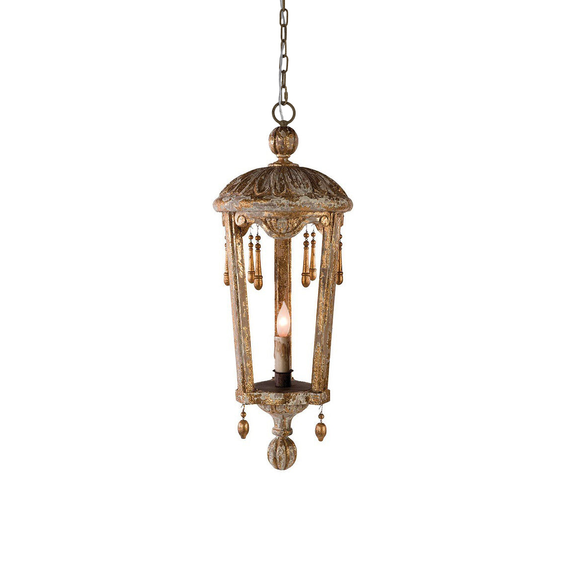 Nylire Individual Creativity Woodcarving Lantern Pendant Lamp - Letslighting