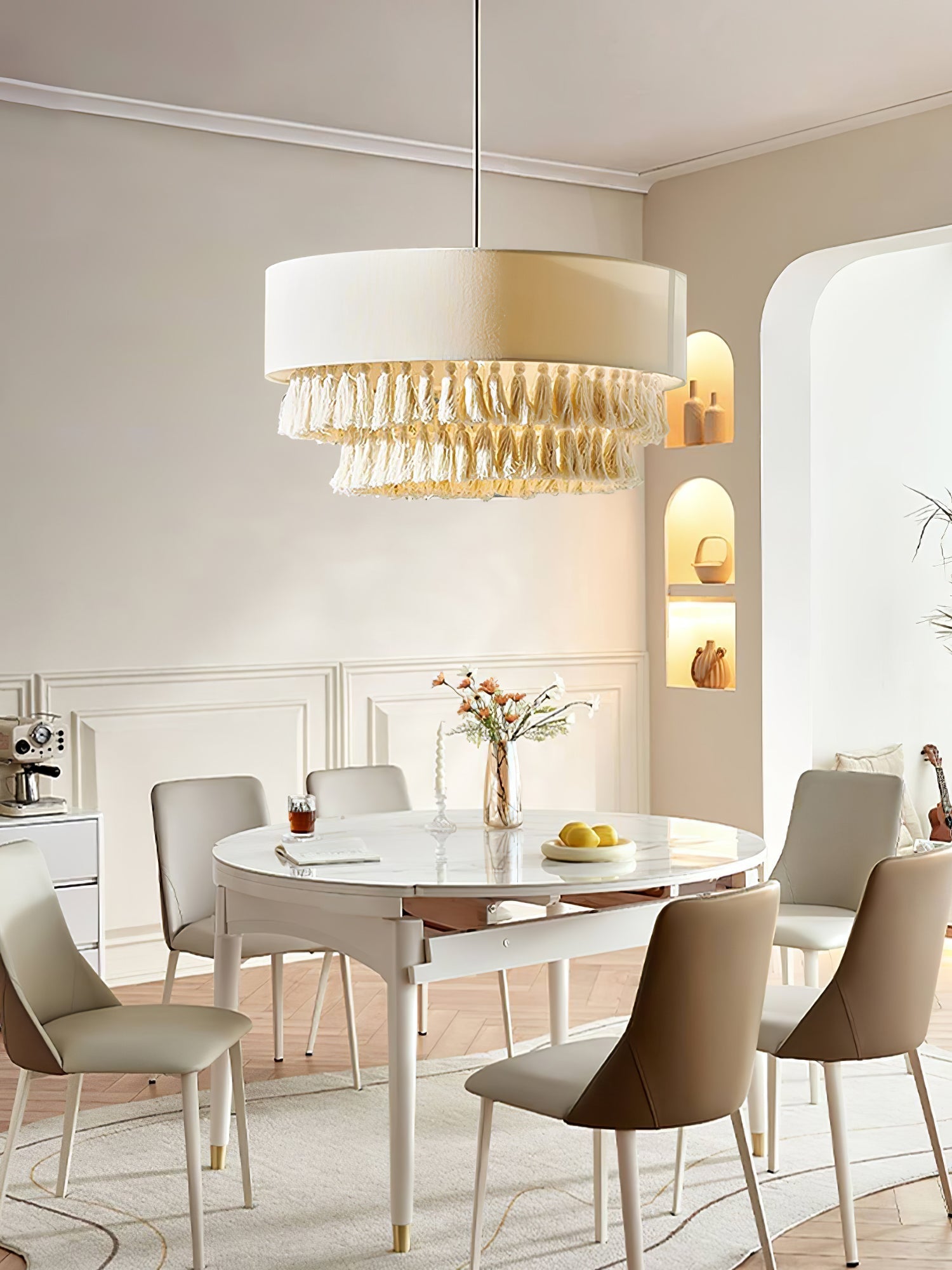 Cicaros Postmodern Luxury Fabric Pendant Lamp - Letslighting